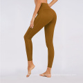 Correr pantalones de yoga Leggings de cintura alta Entrenamiento Fitness Gym Gym Leggings Elásticos Sportswear Pantalones deportivos